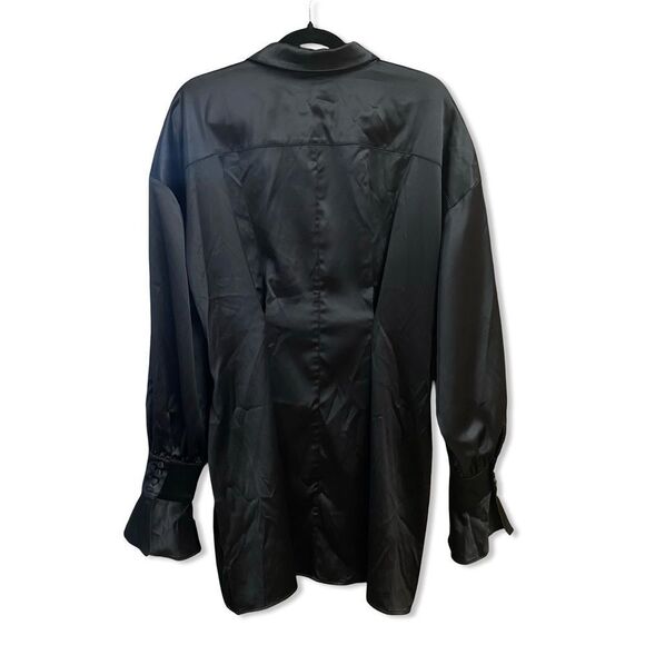 MAJORELLE Maritza Shirt Dress Black satin mini
Fall Revolve NWT XL - Picture 5 of 9